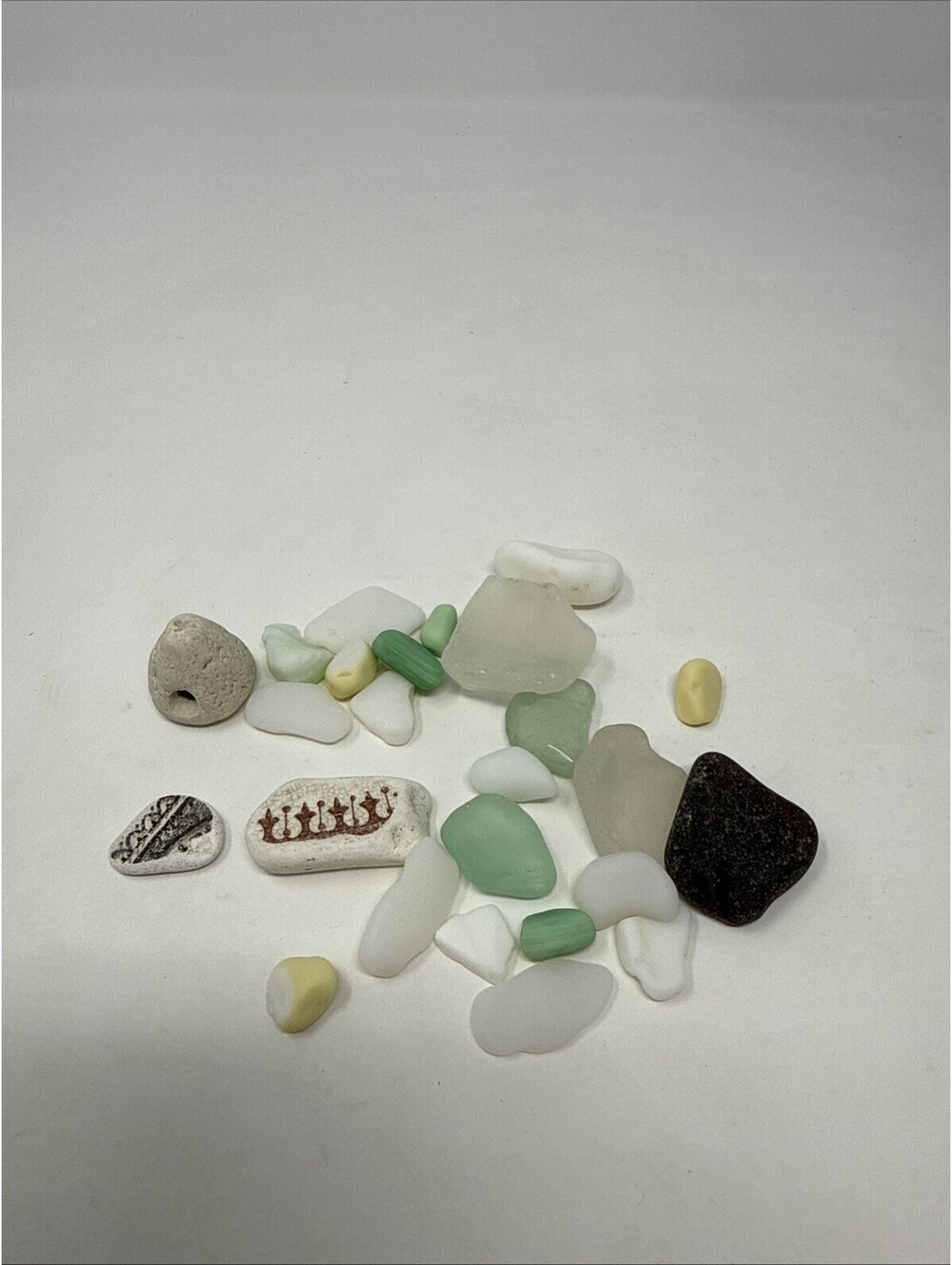 Unusual Lot Of Sea Glass And Pieces For Crafts And Decor